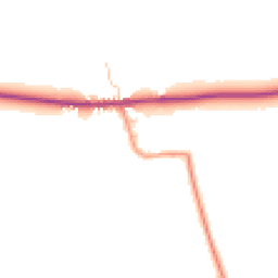 Daytime road noise heatmap for YO18 7LE