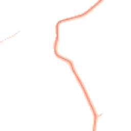 Daytime road noise heatmap for YO18 7LP