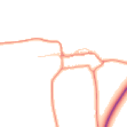 Daytime road noise heatmap for YO18 7QA