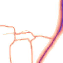 Daytime road noise heatmap for YO18 7QB
