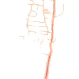 Daytime road noise heatmap for YO18 7SH