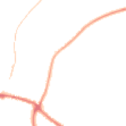 Night-time road noise heatmap for YO18 7UD