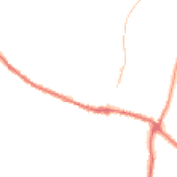 Night-time road noise heatmap for YO18 8AA