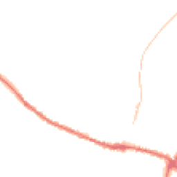 Night-time road noise heatmap for YO18 8AQ