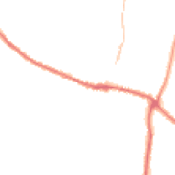Night-time road noise heatmap for YO18 8BL
