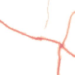 Night-time road noise heatmap for YO18 8BS