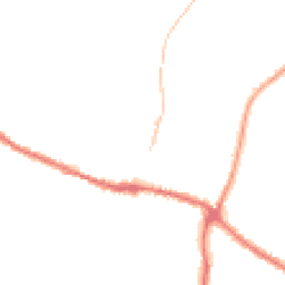 Night-time road noise heatmap for YO18 8DT