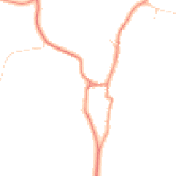 Daytime road noise heatmap for YO18 8HH