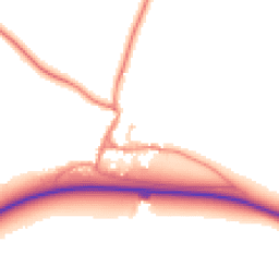 Daytime road noise heatmap for YO18 8PF