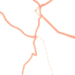 Daytime road noise heatmap for YO18 8SE