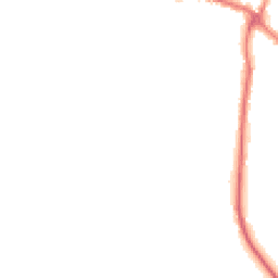 Night-time road noise heatmap for YO18 8TN