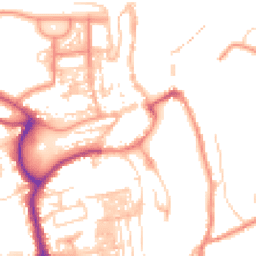 Daytime road noise heatmap for YO21 1BL