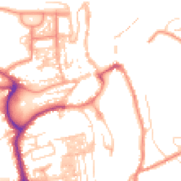 Daytime road noise heatmap for YO21 1BW