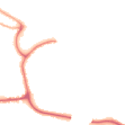 Night-time road noise heatmap for YO21 1EG