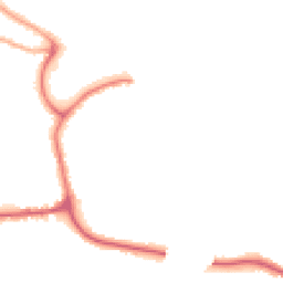 Night-time road noise heatmap for YO21 1EW