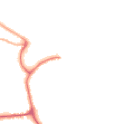 Night-time road noise heatmap for YO21 1EZ