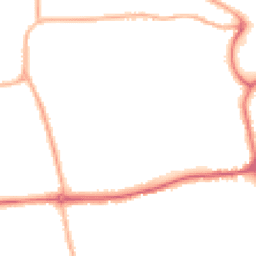 Night-time road noise heatmap for YO21 1HD