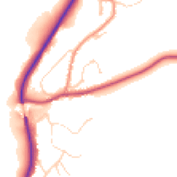 Daytime road noise heatmap for YO21 1RR