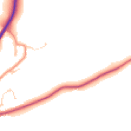 Daytime road noise heatmap for YO21 1RW