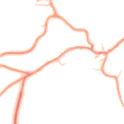 Daytime road noise heatmap for YO21 2HE