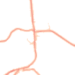 Daytime road noise heatmap for YO21 2JF