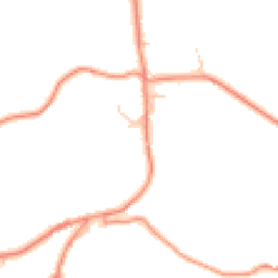 Daytime road noise heatmap for YO21 2JJ