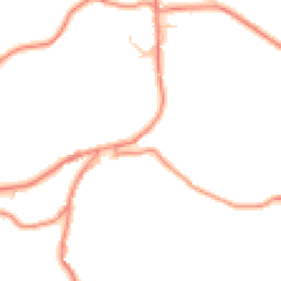 Daytime road noise heatmap for YO21 2JN