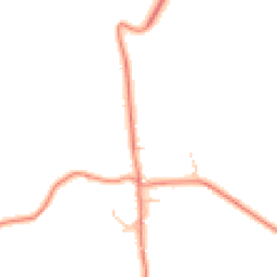 Daytime road noise heatmap for YO21 2LY