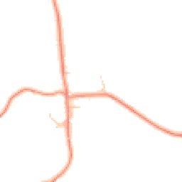 Daytime road noise heatmap for YO21 2LZ
