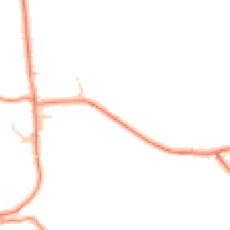 Daytime road noise heatmap for YO21 2NA