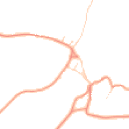 Daytime road noise heatmap for YO21 2PB