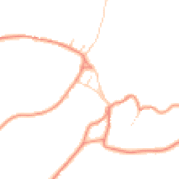 Daytime road noise heatmap for YO21 2PP