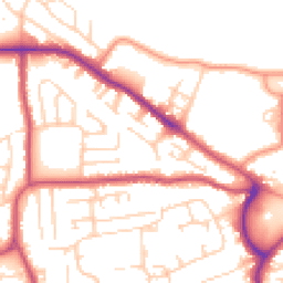 Daytime road noise heatmap for YO21 3DH