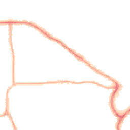 Night-time road noise heatmap for YO21 3DH
