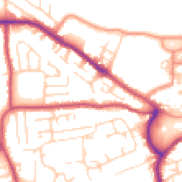 Daytime road noise heatmap for YO21 3DW