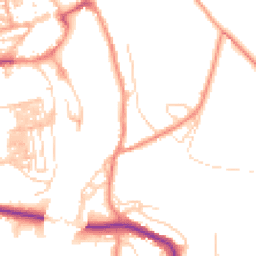 Daytime road noise heatmap for YO22 4AA