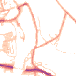 Daytime road noise heatmap for YO22 4AB