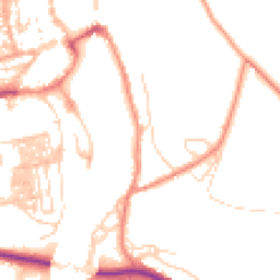 Daytime road noise heatmap for YO22 4AE