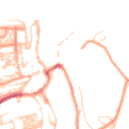 Daytime road noise heatmap for YO22 4AY