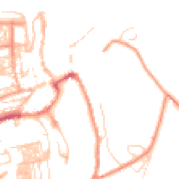 Daytime road noise heatmap for YO22 4BF