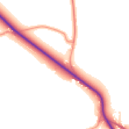 Daytime road noise heatmap for YO22 4BS