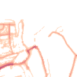 Daytime road noise heatmap for YO22 4DS