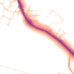 Daytime road noise heatmap for YO22 4FY