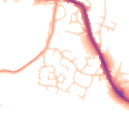 Daytime road noise heatmap for YO22 4HP