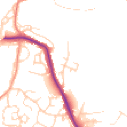 Daytime road noise heatmap for YO22 4HY