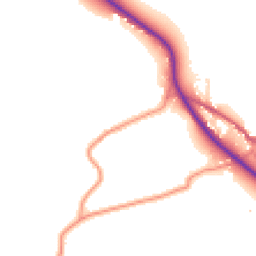 Daytime road noise heatmap for YO22 4LE