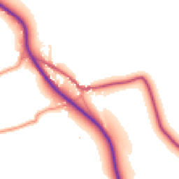 Daytime road noise heatmap for YO22 4LJ