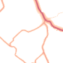 Daytime road noise heatmap for YO22 4PL