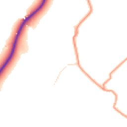 Daytime road noise heatmap for YO22 4PR