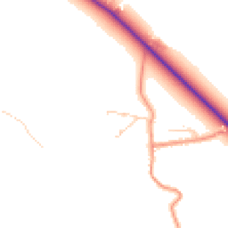 Daytime road noise heatmap for YO22 4PX